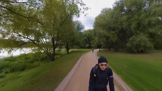 Борисовские пруды на велосипеде смотреть онлайн