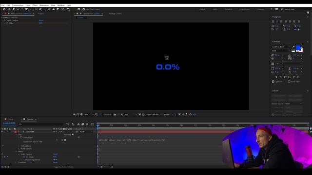 Как создать анимированный электронный счетчик часов или секундомера в After Effects смотреть онлайн