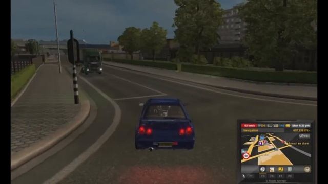 Nissan Skyline GTR (Am I Paul Walker?) | ETS2 Mods смотреть онлайн