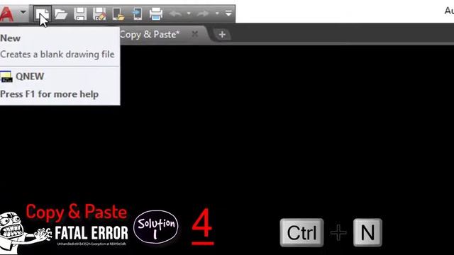 09 Fatal Error in AutoCad смотреть онлайн