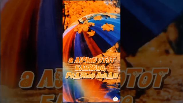 С добрым осенним утром. Хорошего дня вам.