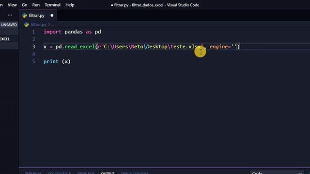 Python Pandas #4 - Erro ao abrir o arquivo xlsx смотреть онлайн