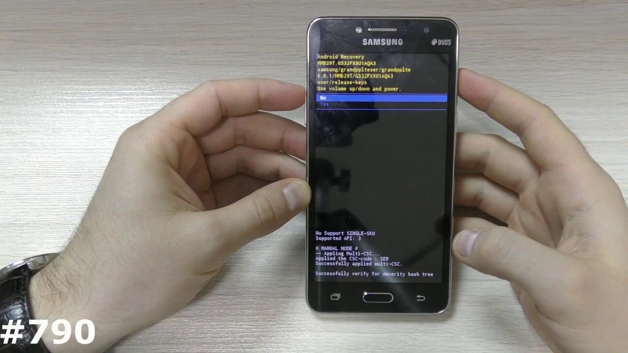Hard Reset и разблокировка аккаунта на Samsung Galaxy J2 Prime SM-G532F смотреть онлайн