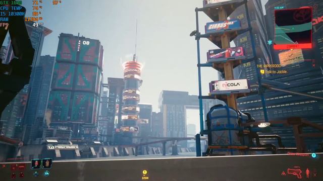 Cyberpunk 2077 gameplay after latest patch on GTX 1650. #gaming #youtube #like #subscribe смотреть онлайн