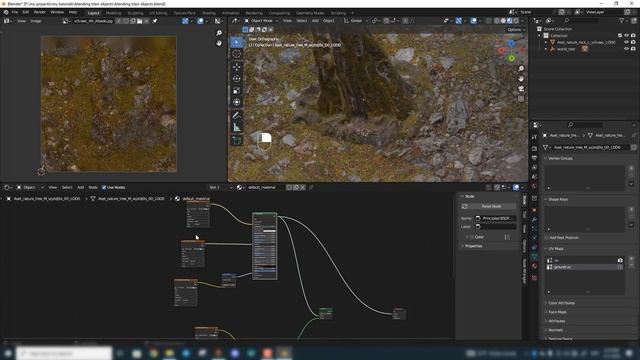 How To Blend Terrain Objects in blender смотреть онлайн