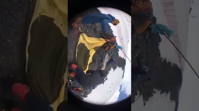 Разбивание палатки на 3850 Эльбруса смотреть онлайн