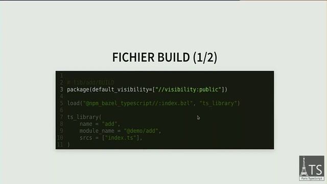 [FR] Paris TypeScript #23 - Utiliser Bazel dans un monorepo typescript смотреть онлайн