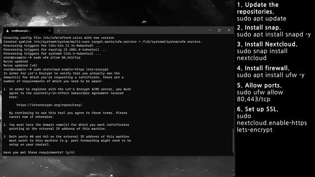 How to install Nextcloud with snap and secure with SSL | Ubuntu 20.04 смотреть онлайн