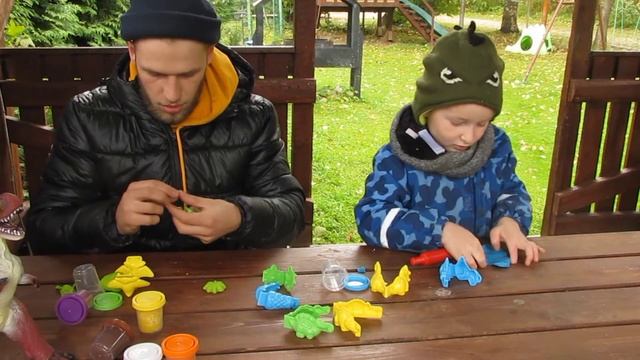 ФОРМОЧКИ ДЛЯ ЛЕПКИ С ДИНОЗАВРАМИ смотреть онлайн