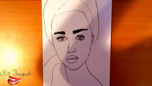 How to Draw MILEY CYRUS Easy | #MrUsegoodART смотреть онлайн