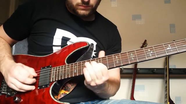 Schecter Hellraiser - Metallica - Creeping Death Cover (high quality) смотреть онлайн