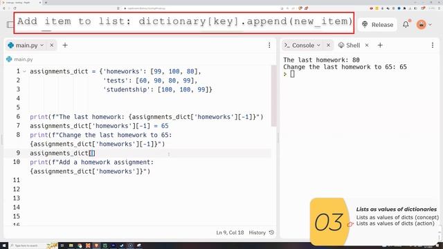 043 Nested data structures! Lists and dicts in each other!! Lab with autograder! смотреть онлайн