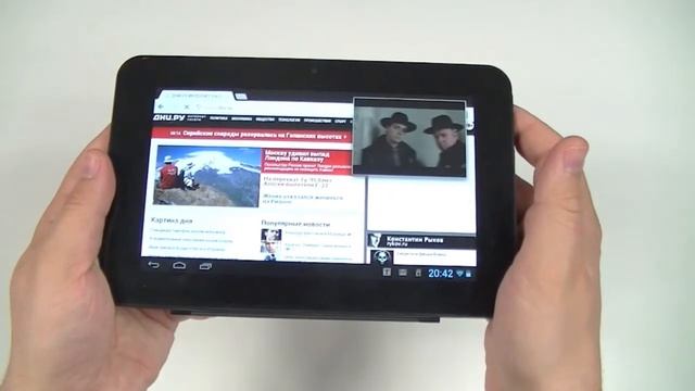Просмотр FullHD видео на iconBIT Nettab Matrix Ultra (NT-0704M) смотреть онлайн