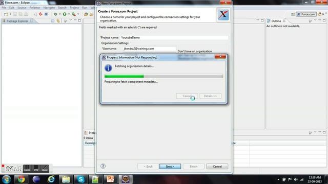 How to use GIT with Salesforce in Force.com IDE - No Background смотреть онлайн