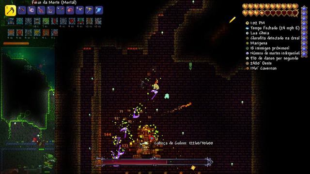 Terraria Master ► Templo da Jungle, Pet Boss Golem e Concha Celestial #116 смотреть онлайн