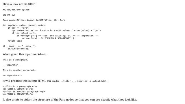 How to write these Pandoc Haskell filters in Python? (2 Solutions!!) смотреть онлайн
