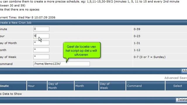 Cronjob instellen in DirectAdmin смотреть онлайн
