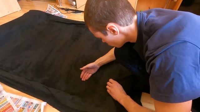 перетяжка потолка своими руками в авто. черный салон своими руками. смотреть онлайн