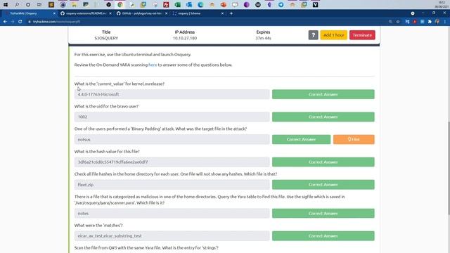 Threat Hunting and Incident Response with Osquery | TryHackMe смотреть онлайн