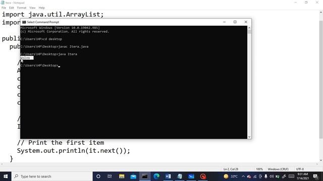 JAVA: Iterator смотреть онлайн