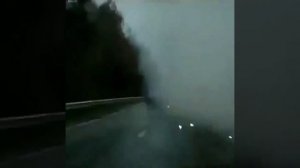 Взорвался баллон с газом на ходу.mp4