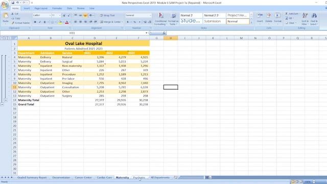 New Perspectives Excel 2019 | Module 6: SAM Project 1a #newperspective #excel #module6 #samproject1 смотреть онлайн