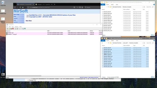 HashMyFiles a freeware tool to compare file content using MD5, SHA1 and CRC32 смотреть онлайн