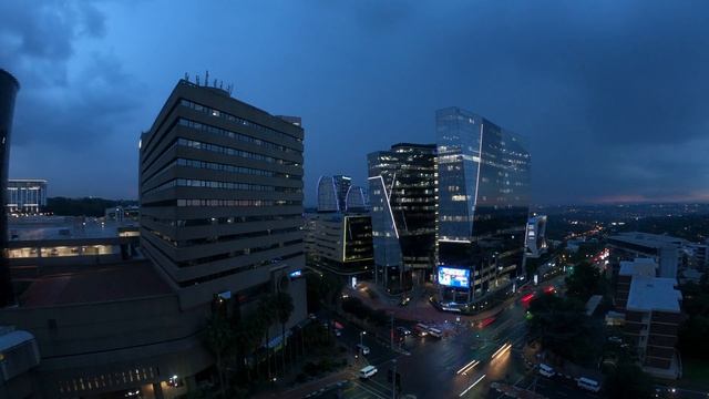 Storm Timelapse in Sandton, Johannesburg смотреть онлайн