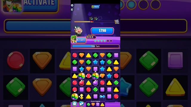 Solo Challenge Score Rally | Bombs away + Rainbow | Match Masters смотреть онлайн