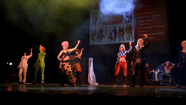 JJBA Vento Aureo Cosplay Stage Dance Performance at Oni no Yoru 2019 смотреть онлайн
