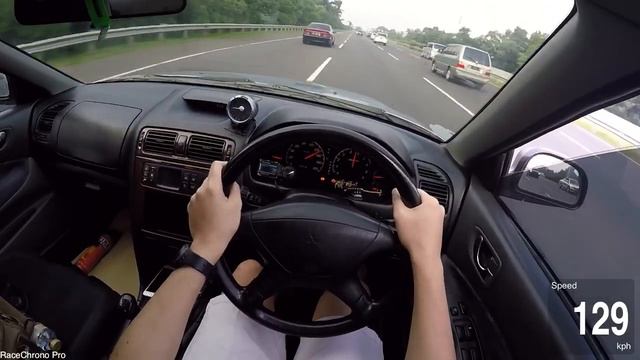 Test Drive #1 Mitsubishi Galant VR4 Twin Turbo - OnBoard смотреть онлайн
