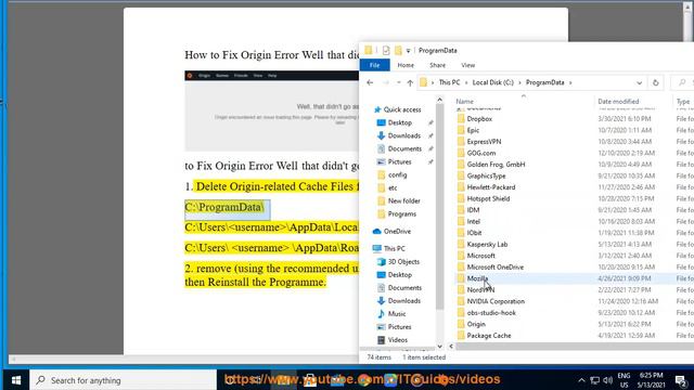 Fix Origin Error Well that didn't go as planned on Windows 10/8/7 смотреть онлайн