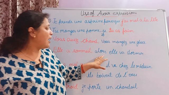 Practice exercise for expressions with AVOIR Lesson-39 смотреть онлайн