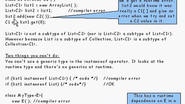 Java Tutorial 24.10: Generic types and Wildcard types смотреть онлайн