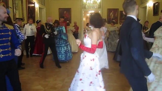 Бал в усадьбе «Куракиных» Степановское-Волосово 11.11.2018 г. Кадриль. смотреть онлайн