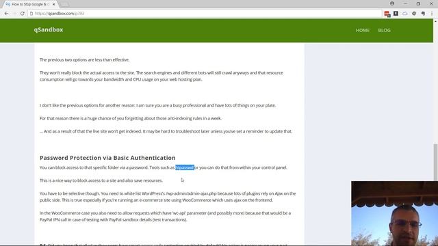 How to Stop Google & Others from Indexing/Crawling Your WordPress Staging Site' смотреть онлайн