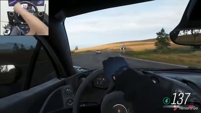 McLaren P1 Forza Horizon 4 gameplay Logitech g29 смотреть онлайн