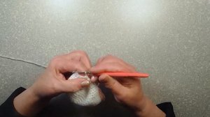 Как связать панду крючком. Голова (Часть 7)