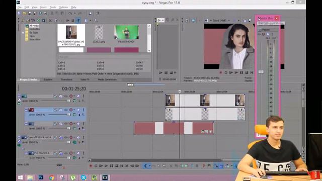 Как прикрепить окно Sony vegas если открепилось Уроки Sony Vegas PRO хэнгаут от AIR смотреть онлайн