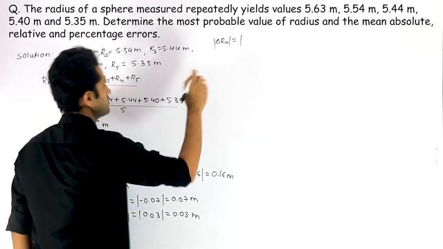 Units and measurements: 30 | Solved problem on Absolute, Mean and Relative error | JEE/NEET смотреть онлайн
