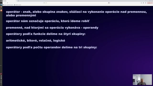 Java pre začiatočníkov - úvod k dátovým operátorom смотреть онлайн