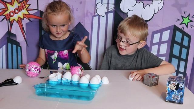 EGGED ON CHALLENGE | SIS VS BRO | toy surprise l.o.l, f.n.a.f | Toy Room Tastic смотреть онлайн