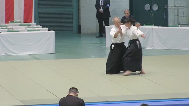 57-я Всеяпонская демонстрация айкидо (2019). Кацутоси Сиракава