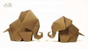 Бумажный Слонёнок Оригами | Поделки из бумаги своими руками | DIY