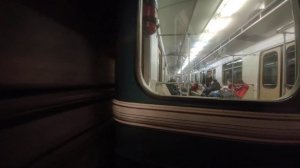 Перегон Преображенская-площадь  Сокольники. Еду на Легенде 81-717.5м/714.5м