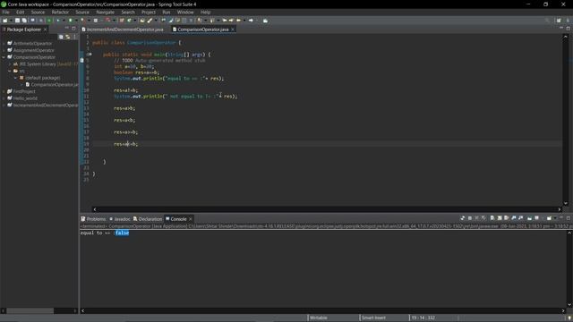 Operators in java | Increment & decrement, comparison and logical operators |Part-2 |for beginners смотреть онлайн