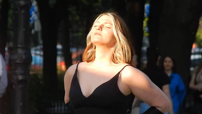 Фотосессия в красивом парке