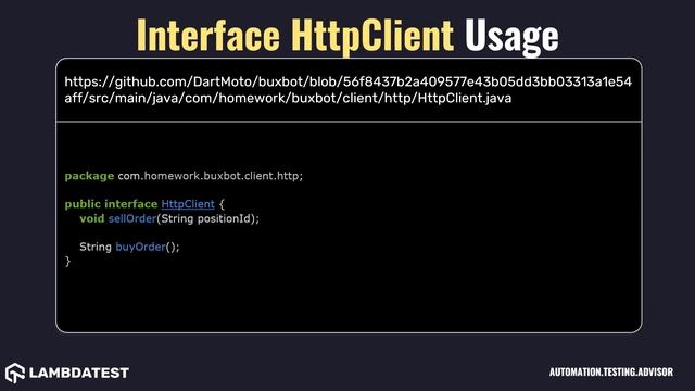 org openqa selenium remote http Interface HttpClient with example смотреть онлайн