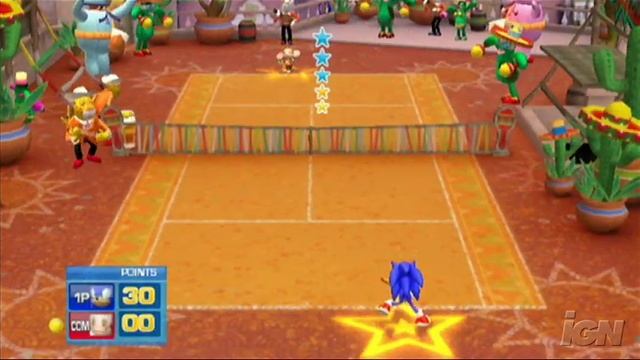 SEGA Superstars Tennis Nintendo Wii Gameplay - Samba de смотреть онлайн