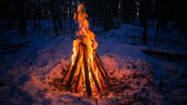 Звуки зимы. Звуки снега. Relax. Звуки костра. Раслабляющая музыка. Музыка перед сном смотреть онлайн